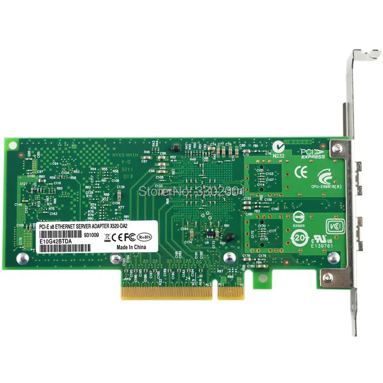 X520-DA2 10G PCI Express x8 intel 82599 ES Chip Dual Port Ethernet Network Adapter E10G42BTDA,SFP not included