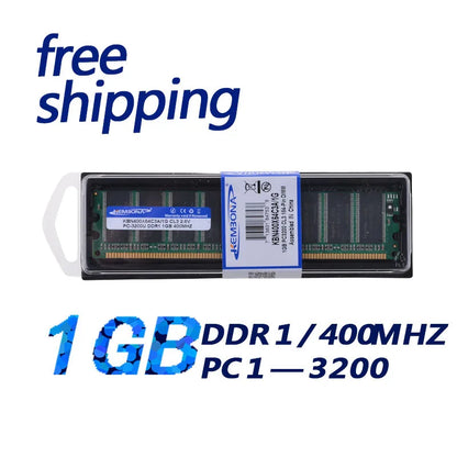 KEMBONA Wholesale best selling price DDR 1GB Desktop RAM Memory 1GB PC3200 400MHz 184PIN