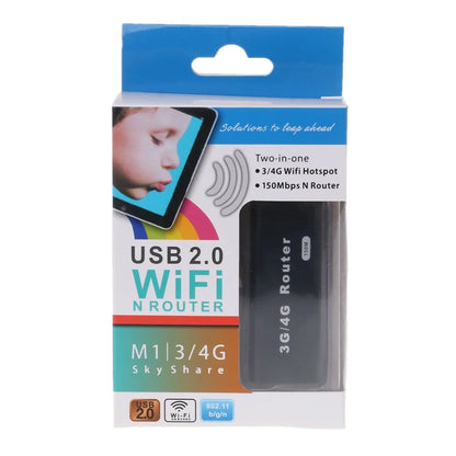 Wireless-N Mini USB WiFi Router 3G/4G Hotspot Portable 150Mbps Wlan LAN 802b/g/n