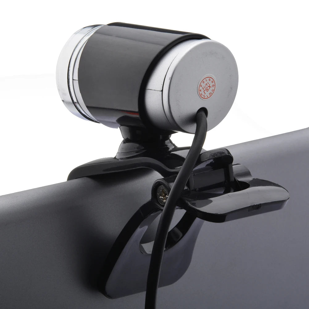 USB Webcam 12.0 MP HD Web Cam Computer Laptop PC 360 Degree Rotatable Clip-on Glass Lens Camera for Youtube Skype MSN