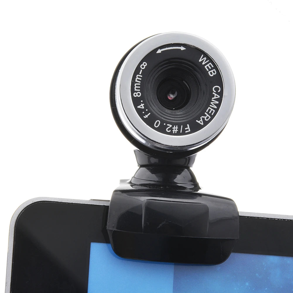 USB Webcam 12.0 MP HD Web Cam Computer Laptop PC 360 Degree Rotatable Clip-on Glass Lens Camera for Youtube Skype MSN