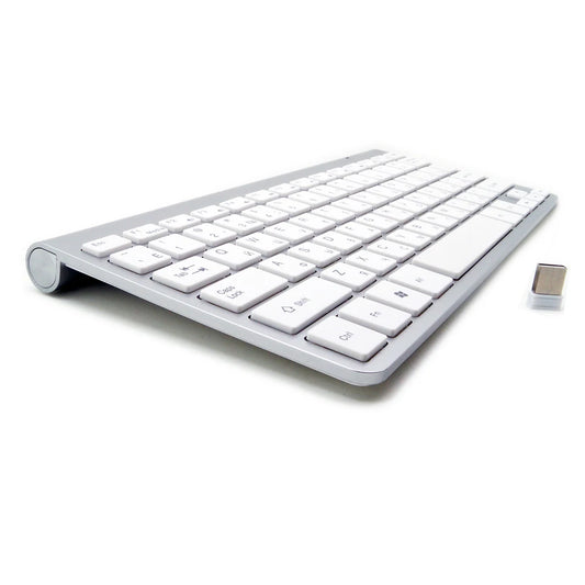 Russian Spanish French Arabic Hebrew Keyboard 2.4G Wireless Ultra-Thin Mute Keyboard for Mac Win XP 7 10 Android TV BOX