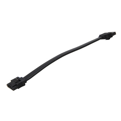 6inch  6Gb/s SATA3 Serial ATA DATA cable w/ latch Locking for PC Laptop SATA 3.0 SATAIII 6Gbps HDD Hard Drive Disk/ SSD - Black