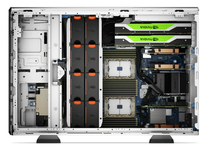 Manufactured PowerEdge T550 Tower Network 5u Server Computer 5u Sliver 4310 xeon cpu