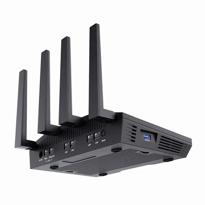 GL.iNet Flint 2 (GL-MT6000) home and office router, 8-Stream Wi-Fi 6 technology,OpenWrt,2.5G Ethernet ports,Parental control