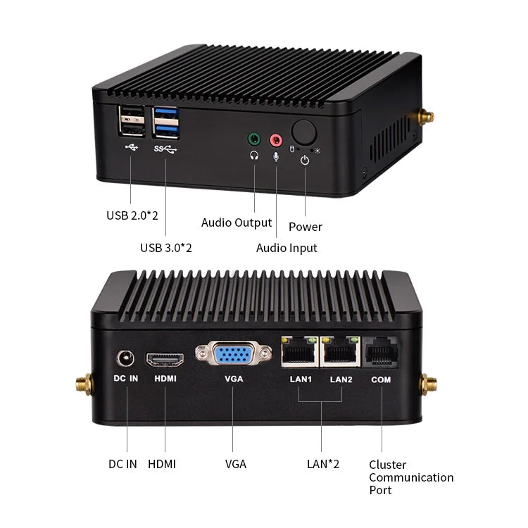 New Product Inrico PLS-2000 mini private server support radio Group & Individual Voice Call desktop server