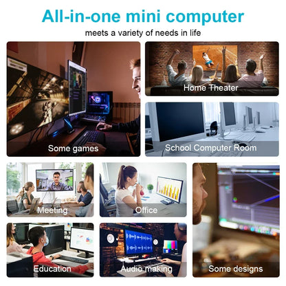 Ryzen 5 5500U Ryzen 3 4300U/5300U Mini PC Windows 11 PRO DDR4 3200MHz NVME SSD WiFi6 BT5.2 Desktop Mini PC Gamer Computer